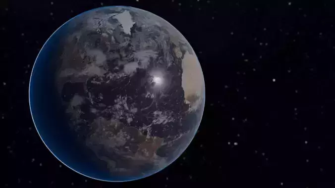 The Earth in space
