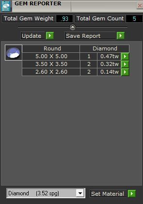 5-Stone diamond ring 2910 3D print model 3D print model_8