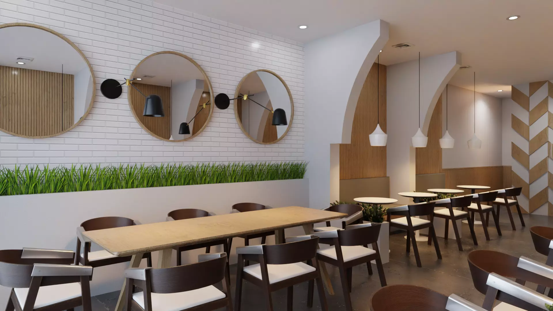 Coffee Shop Cafe 3D model_4