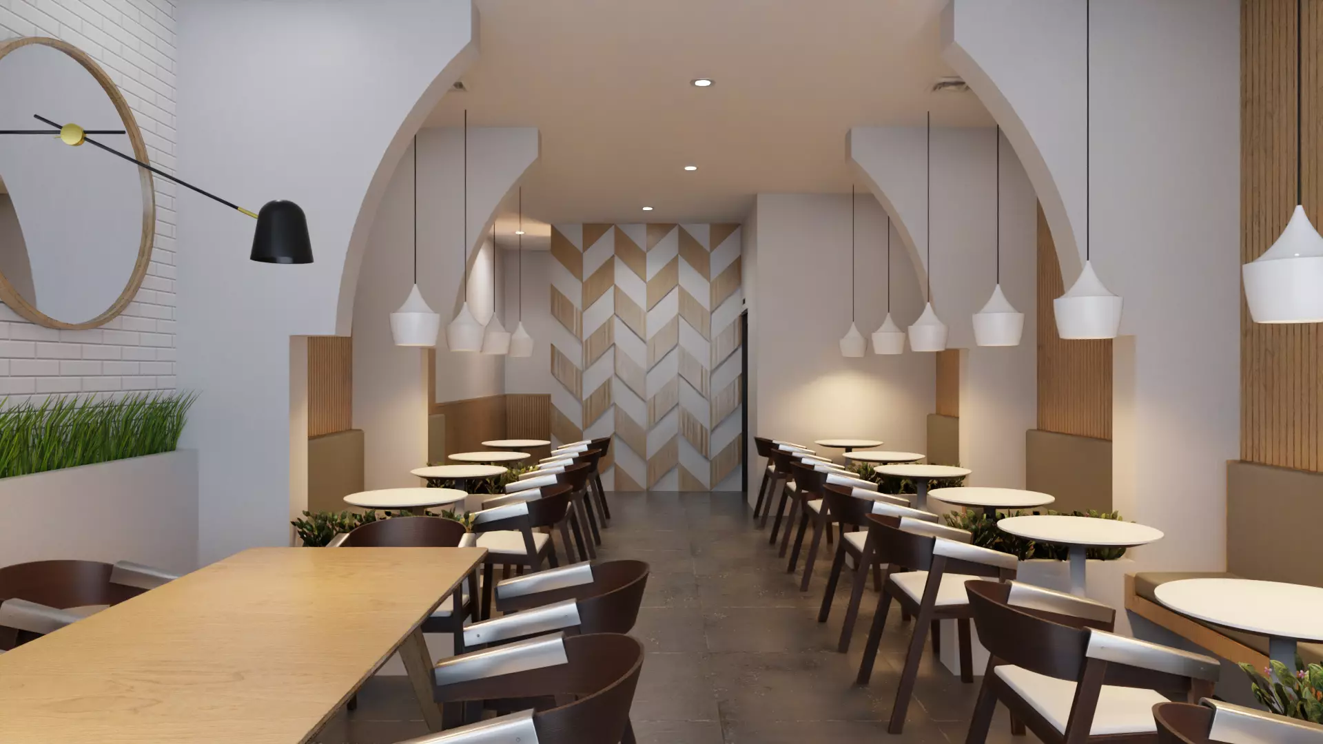 Coffee Shop Cafe 3D model_3