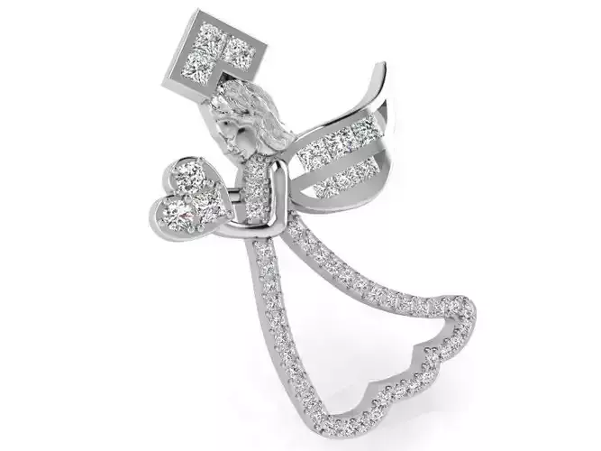 Nice Angel pendant 2917 3D print model