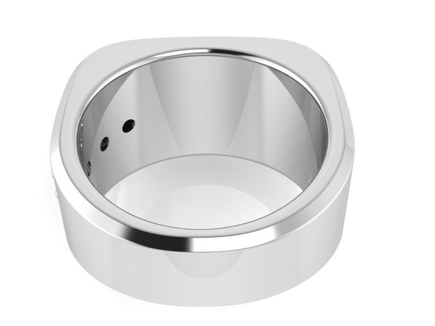 Stylish ring 2922 3D print model 3D print model_3