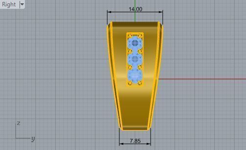 Stylish ring 2922 3D print model 3D print model_6