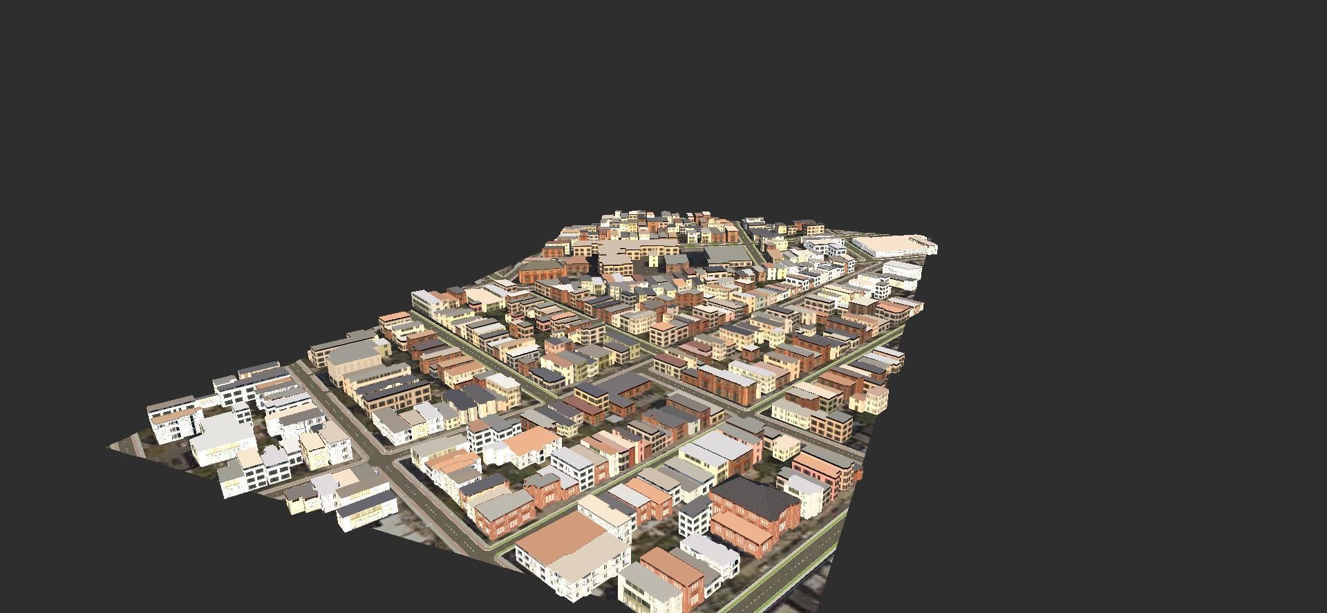 3D Lifesize Textured City Model vol 1 Low-poly 3D model_19
