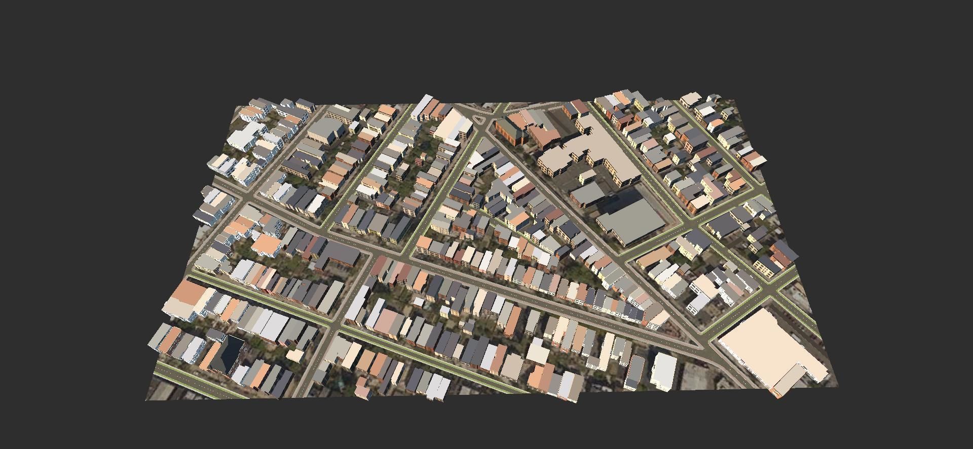 3D Lifesize Textured City Model vol 1 Low-poly 3D model_4