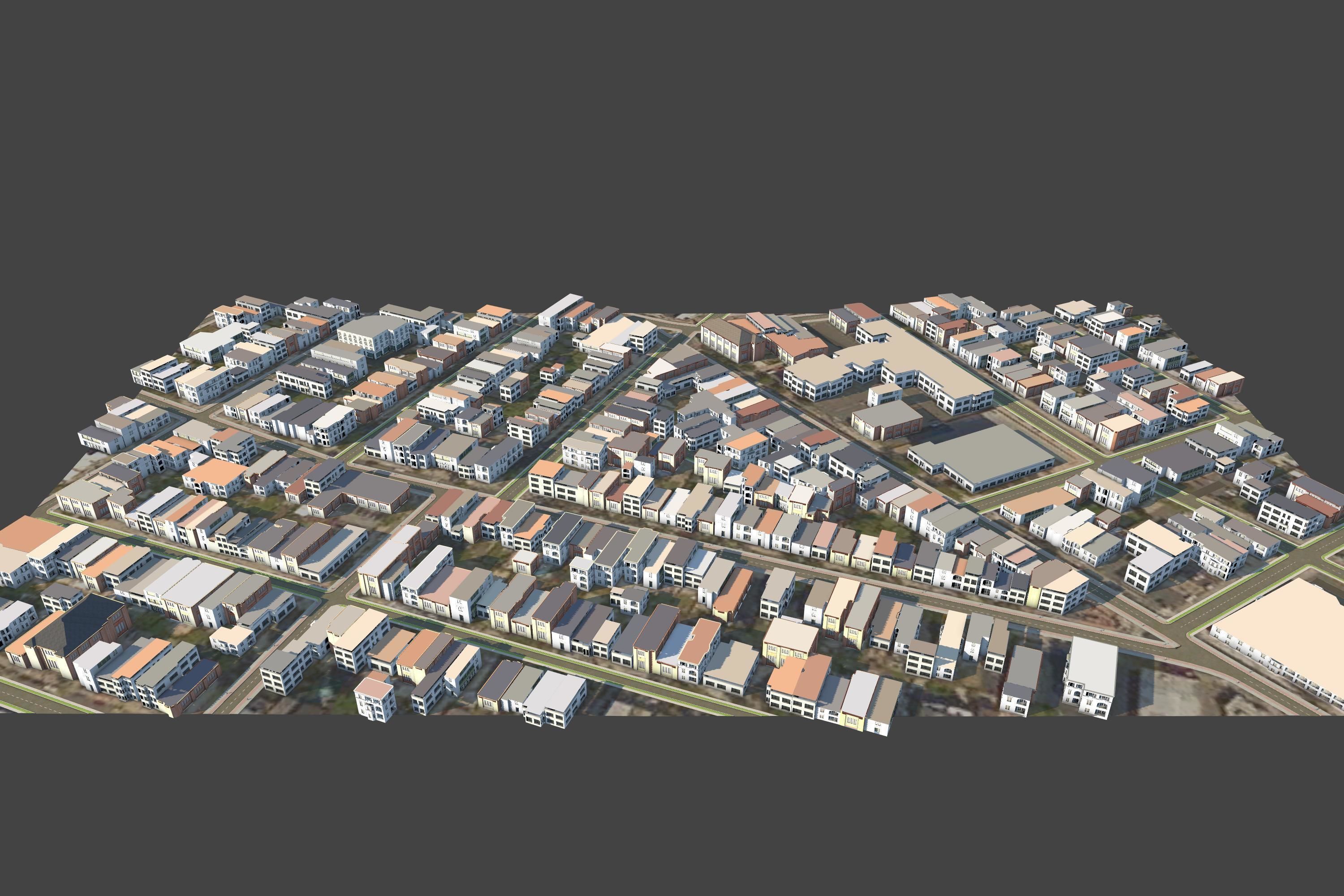 3D Lifesize Textured City Model vol 1 Low-poly 3D model_23