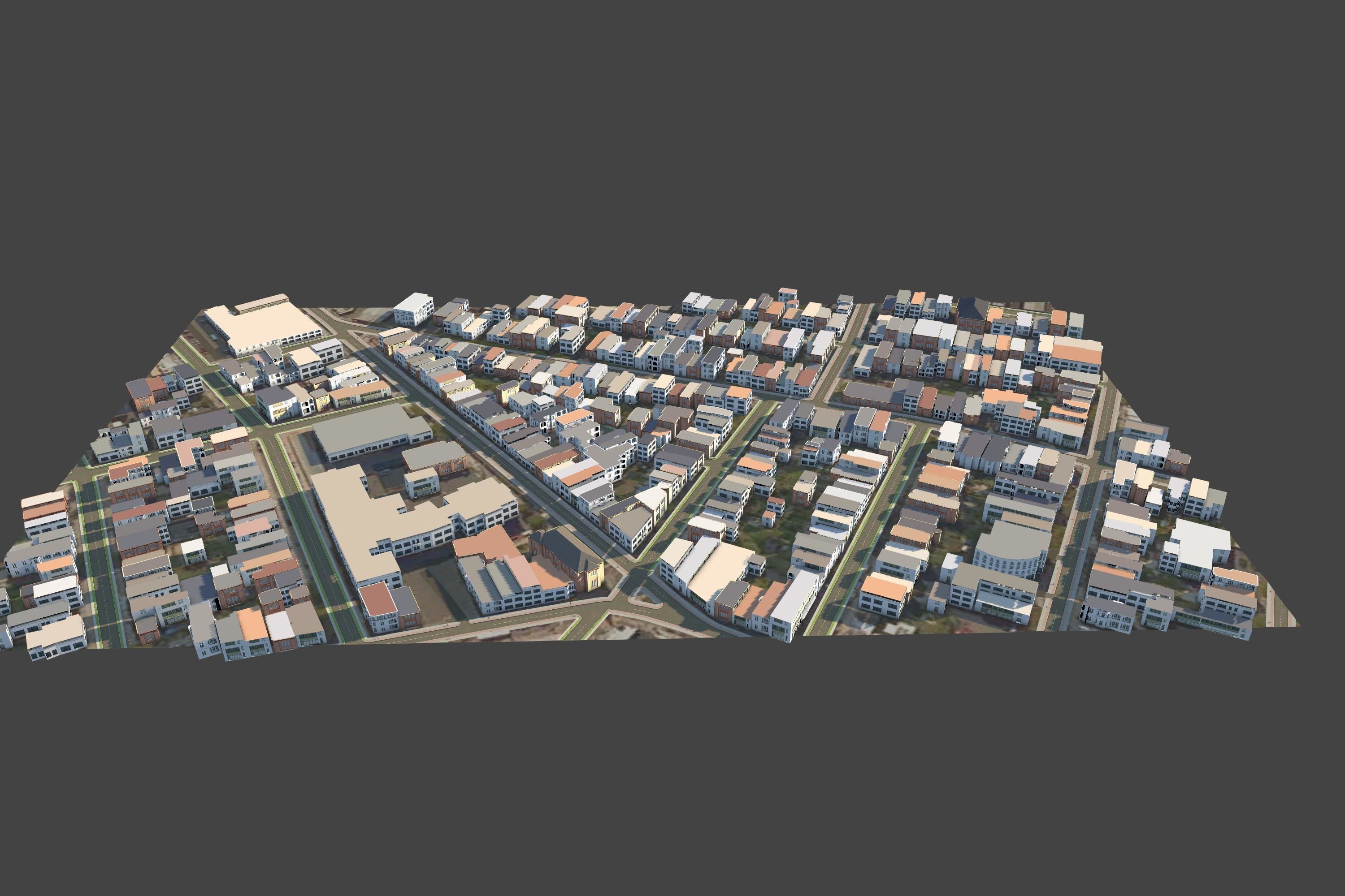 3D Lifesize Textured City Model vol 1 Low-poly 3D model_22