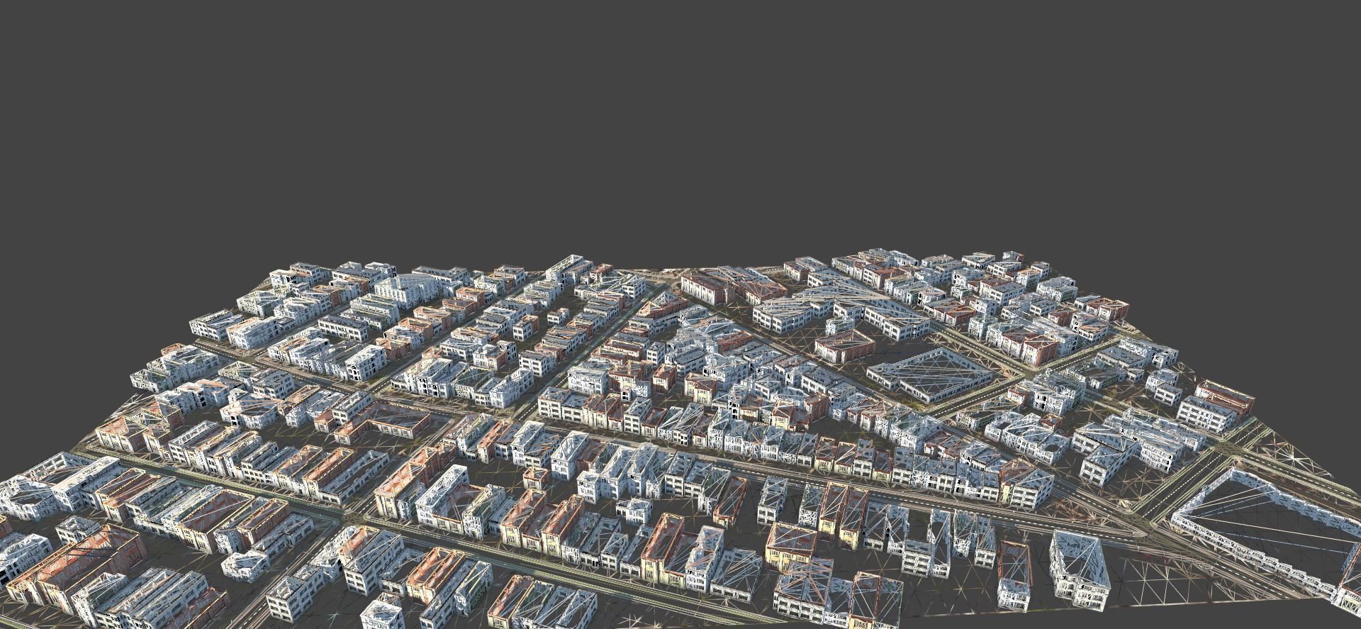 3D Lifesize Textured City Model vol 1 Low-poly 3D model_9