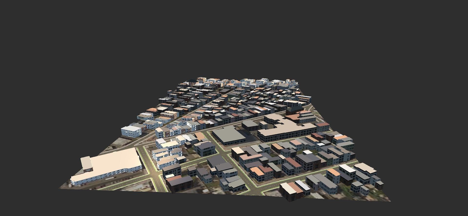 3D Lifesize Textured City Model vol 1 Low-poly 3D model_16