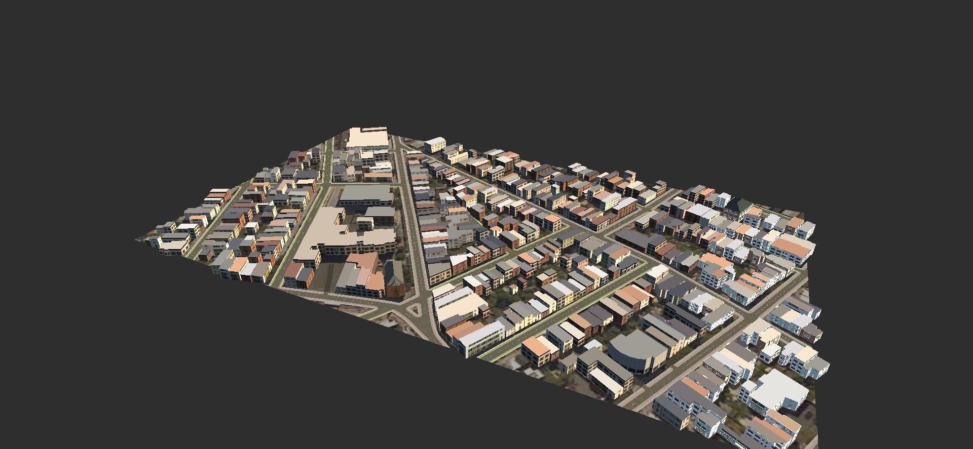 3D Lifesize Textured City Model vol 1 Low-poly 3D model_18