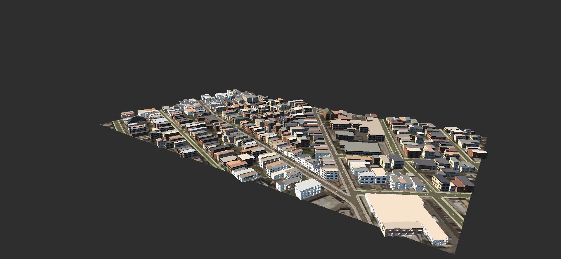 3D Lifesize Textured City Model vol 1 Low-poly 3D model_5