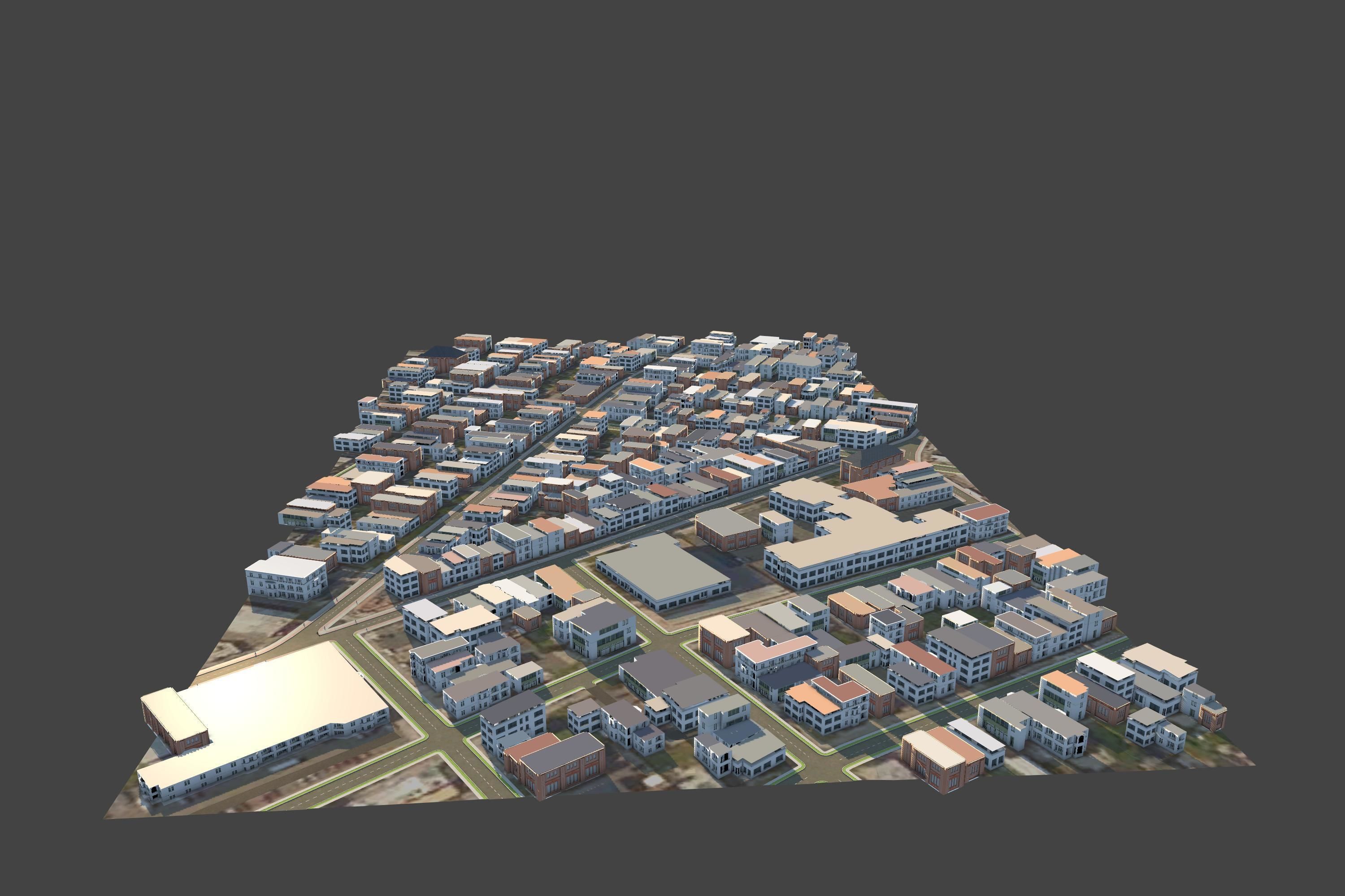 3D Lifesize Textured City Model vol 1 Low-poly 3D model_21