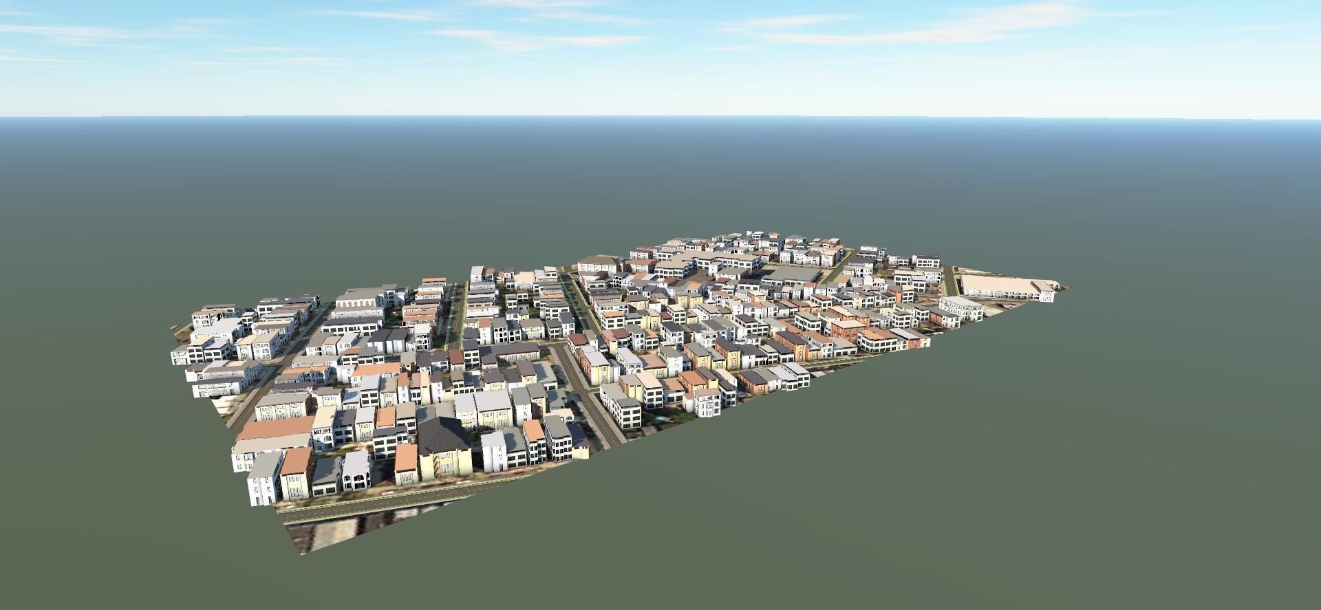 3D Lifesize Textured City Model vol 1 Low-poly 3D model_1