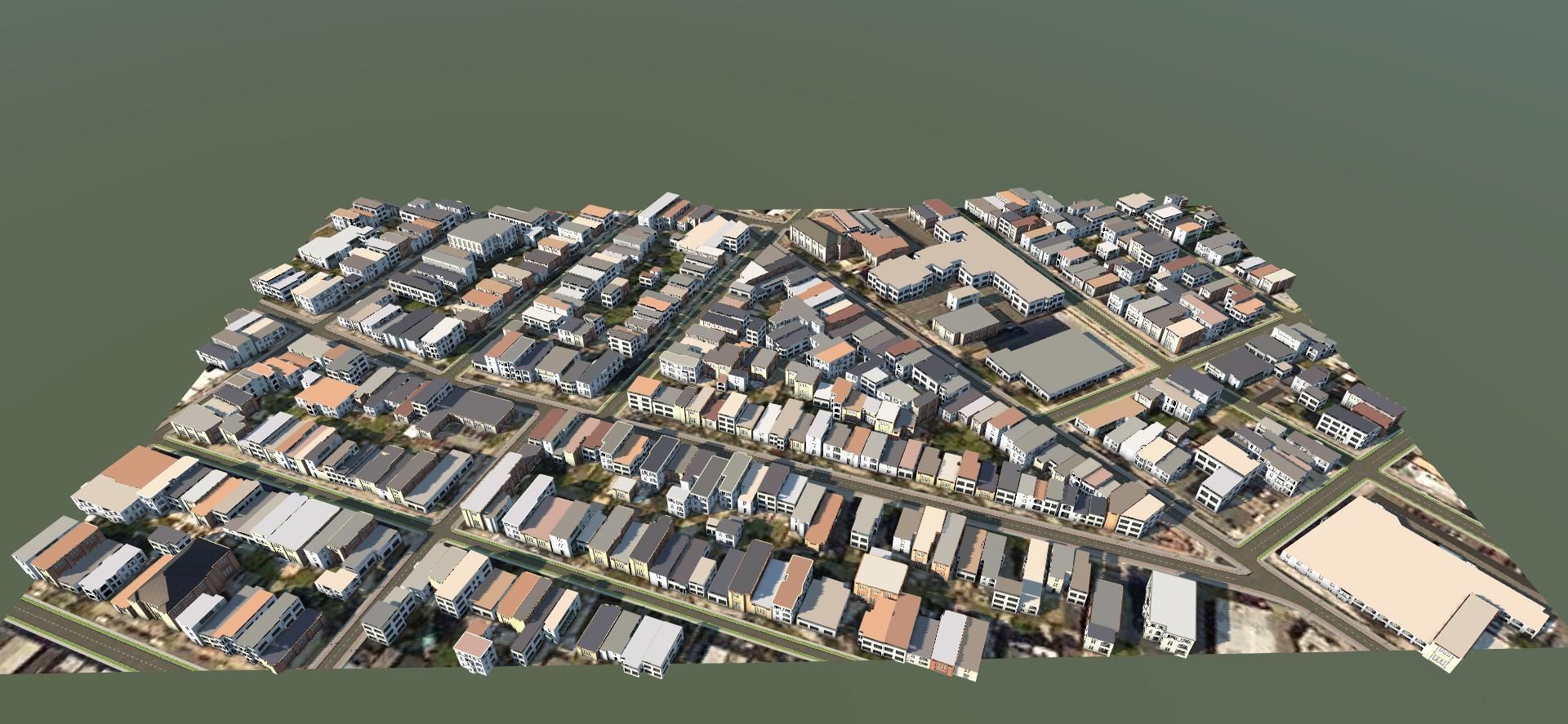 3D Lifesize Textured City Model vol 1 Low-poly 3D model_14