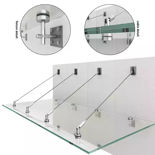 glass canopy 3D model