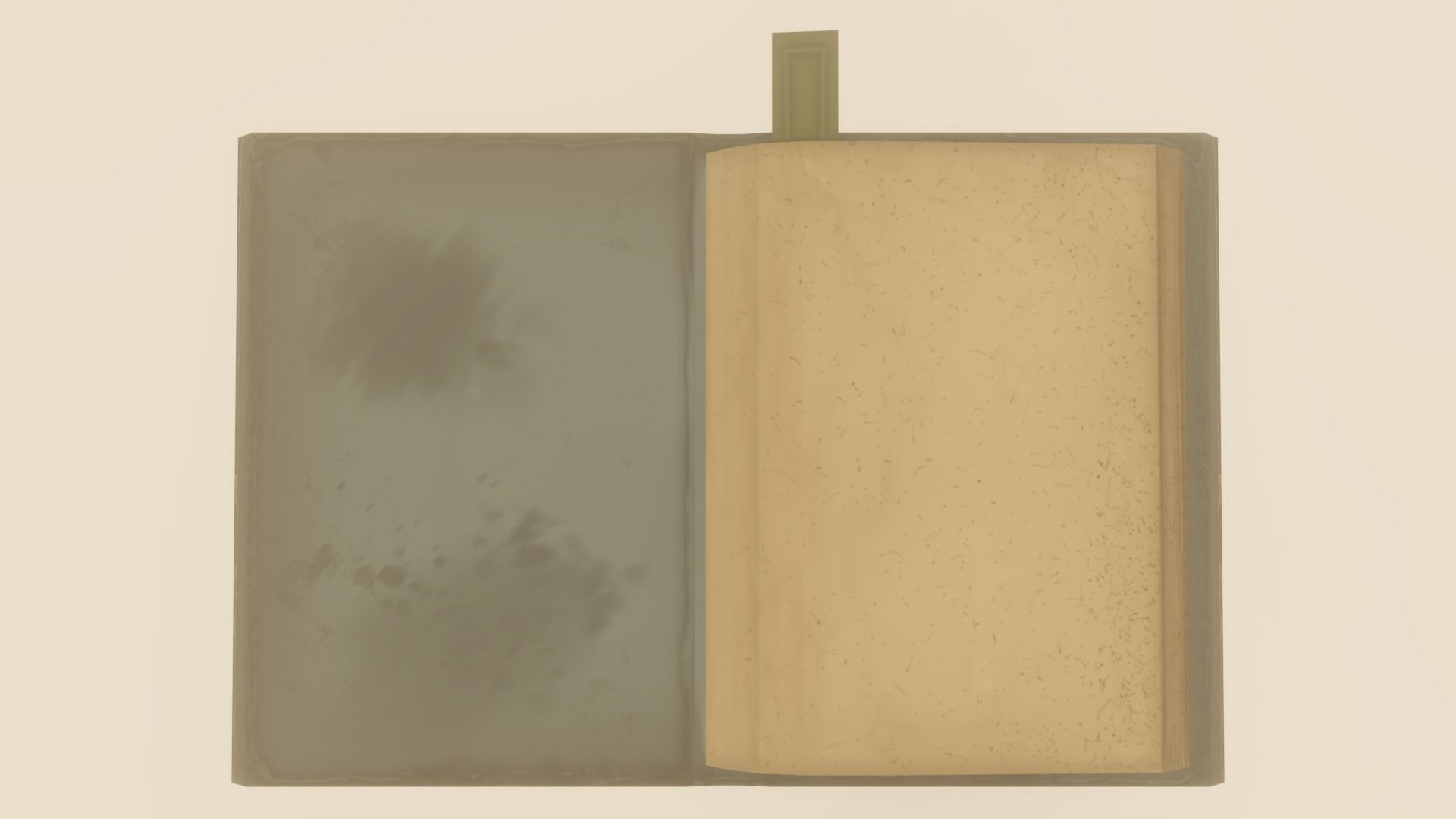 Low-Poly Stylized Book Game Ready Low-poly 3D model_7