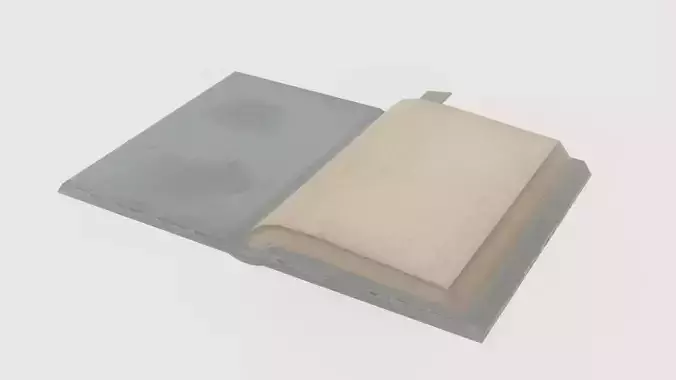 Low-Poly Stylized Book Game Ready