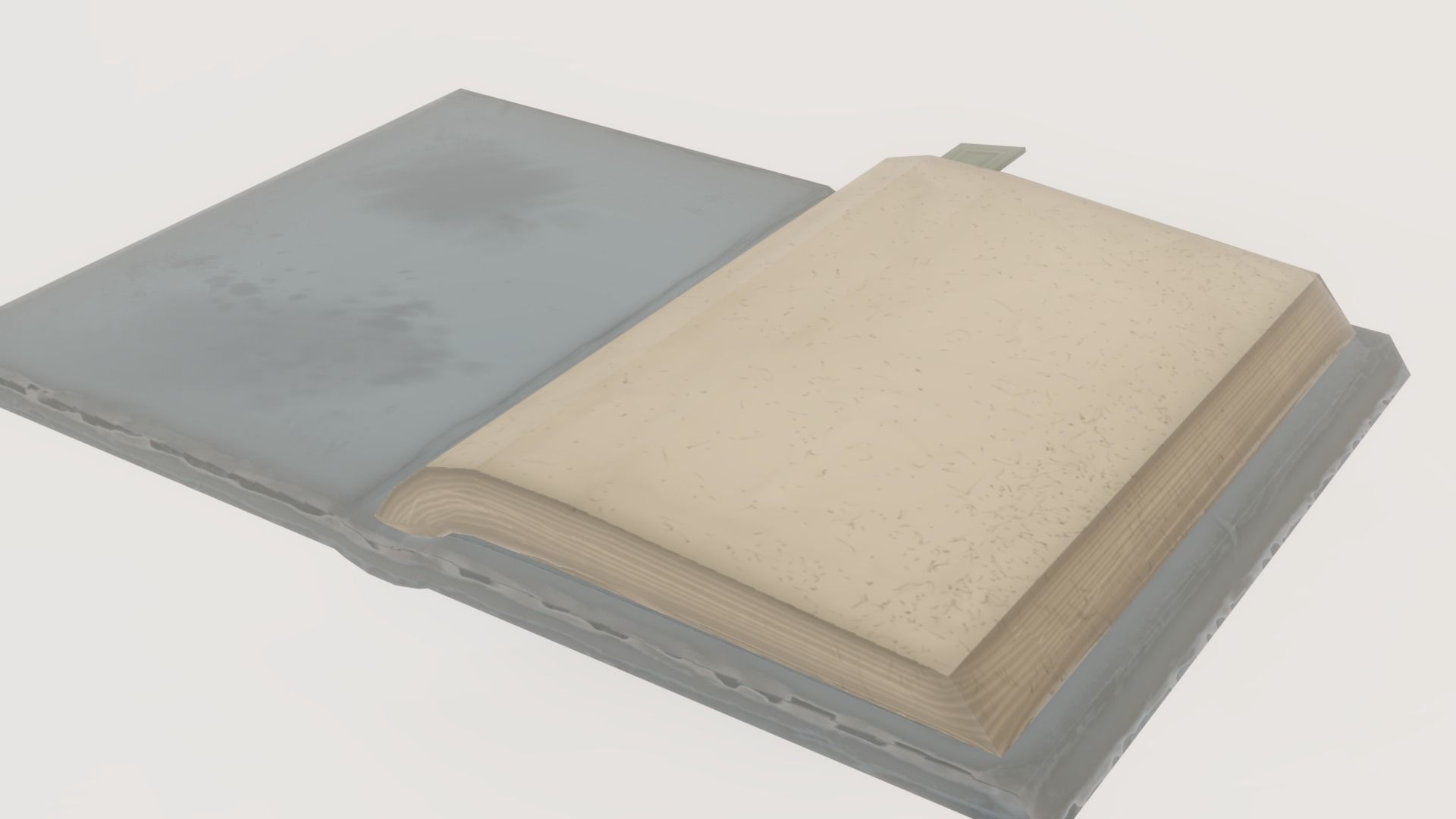 Low-Poly Stylized Book Game Ready Low-poly 3D model_3