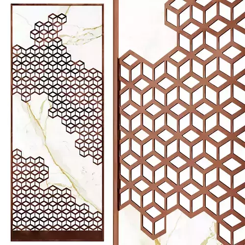 Modern partition 3D model