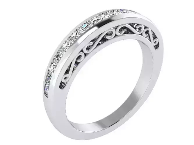 Beautiful signet ring 2930 3D print model