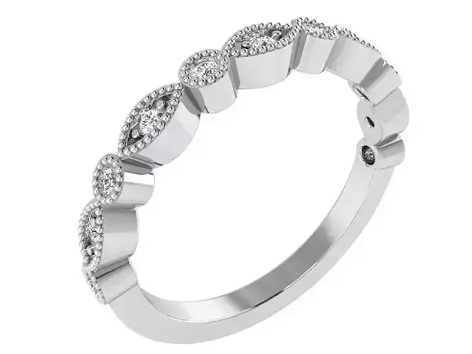 NIce round diamond ring 2931 3D print model