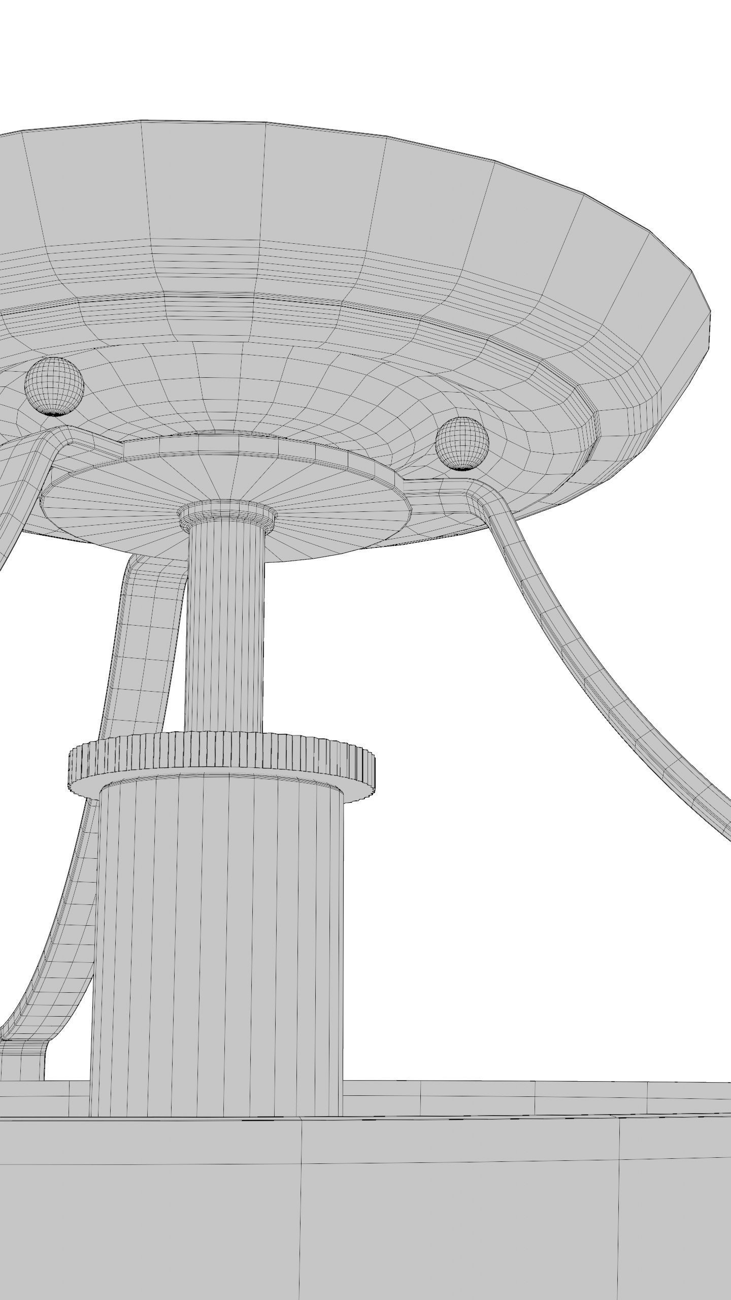 Kira Home Zurich 12 inch Rustic Farmhouse Ceiling Light  3D model_5