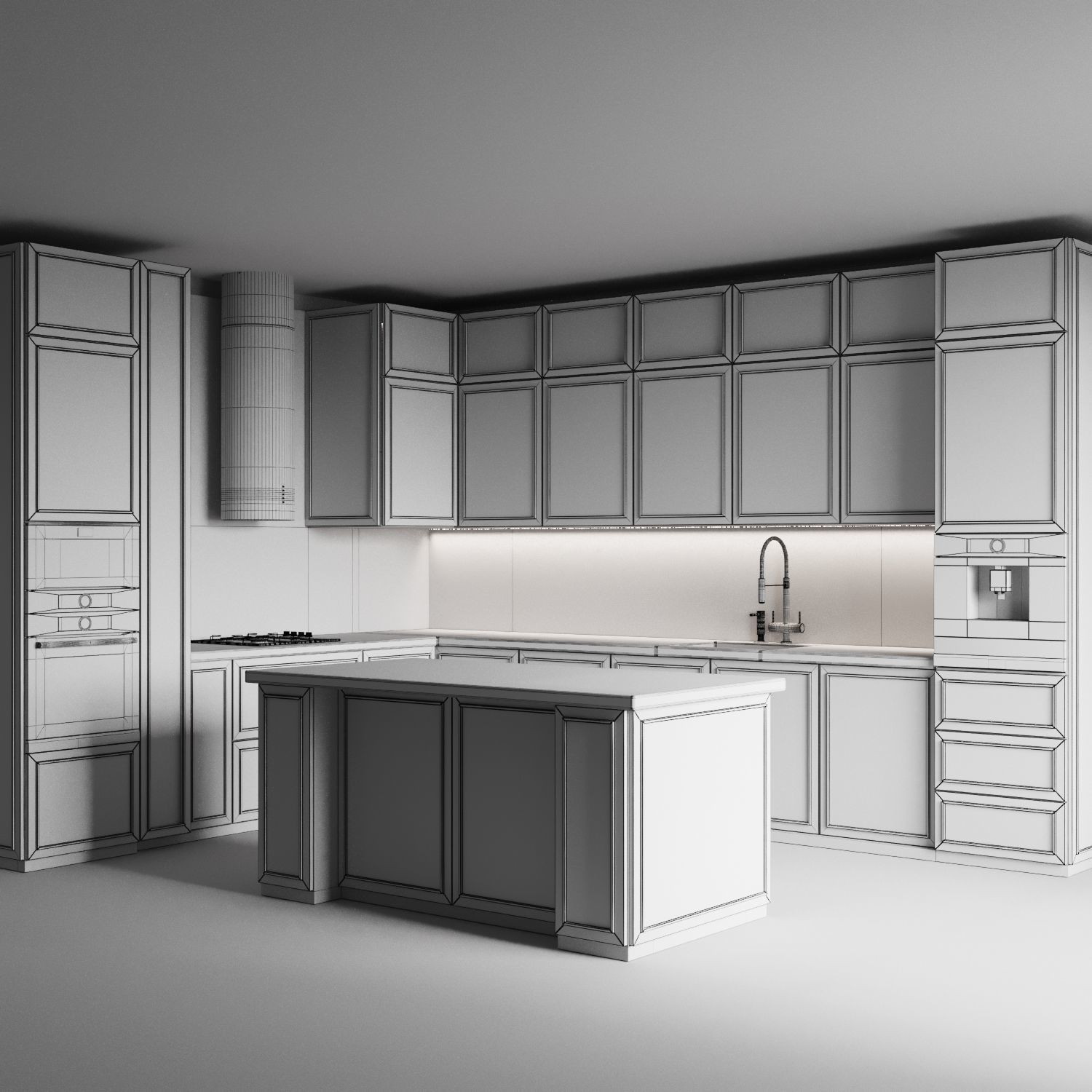 Kitchen 048 3D model_6
