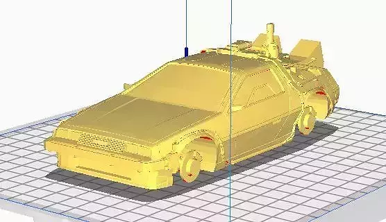 ROCKET LEAGUE DeLorean Time Machine  3D print model