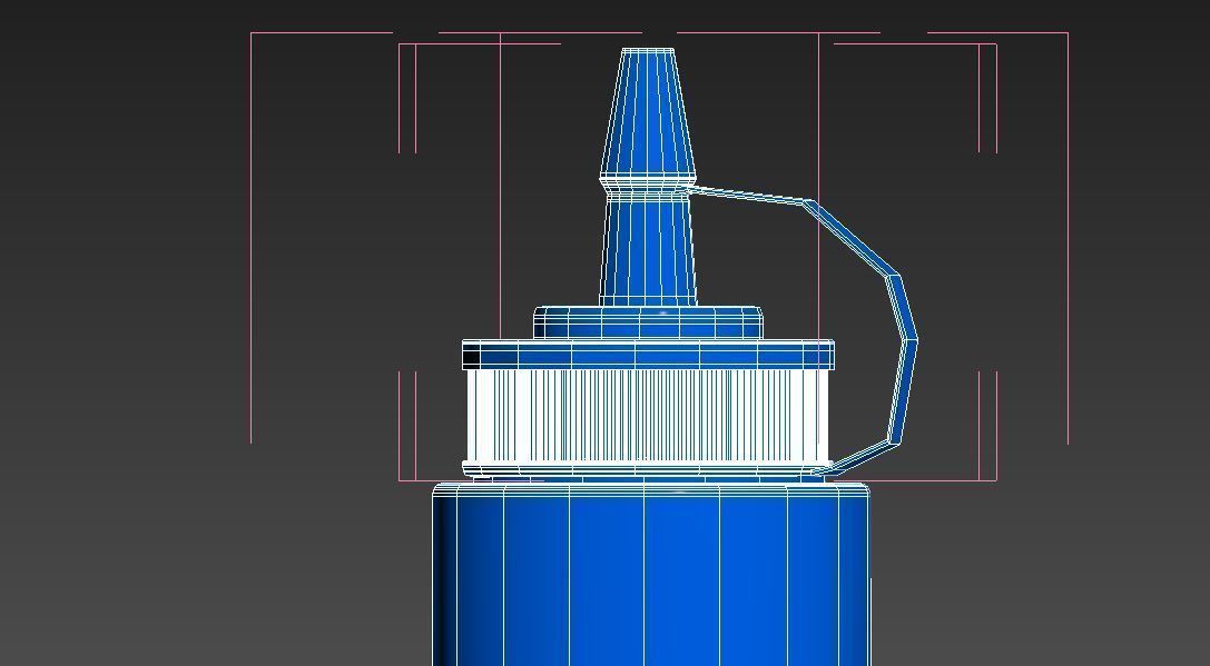 Matt Sauce Bottle 3D model_8