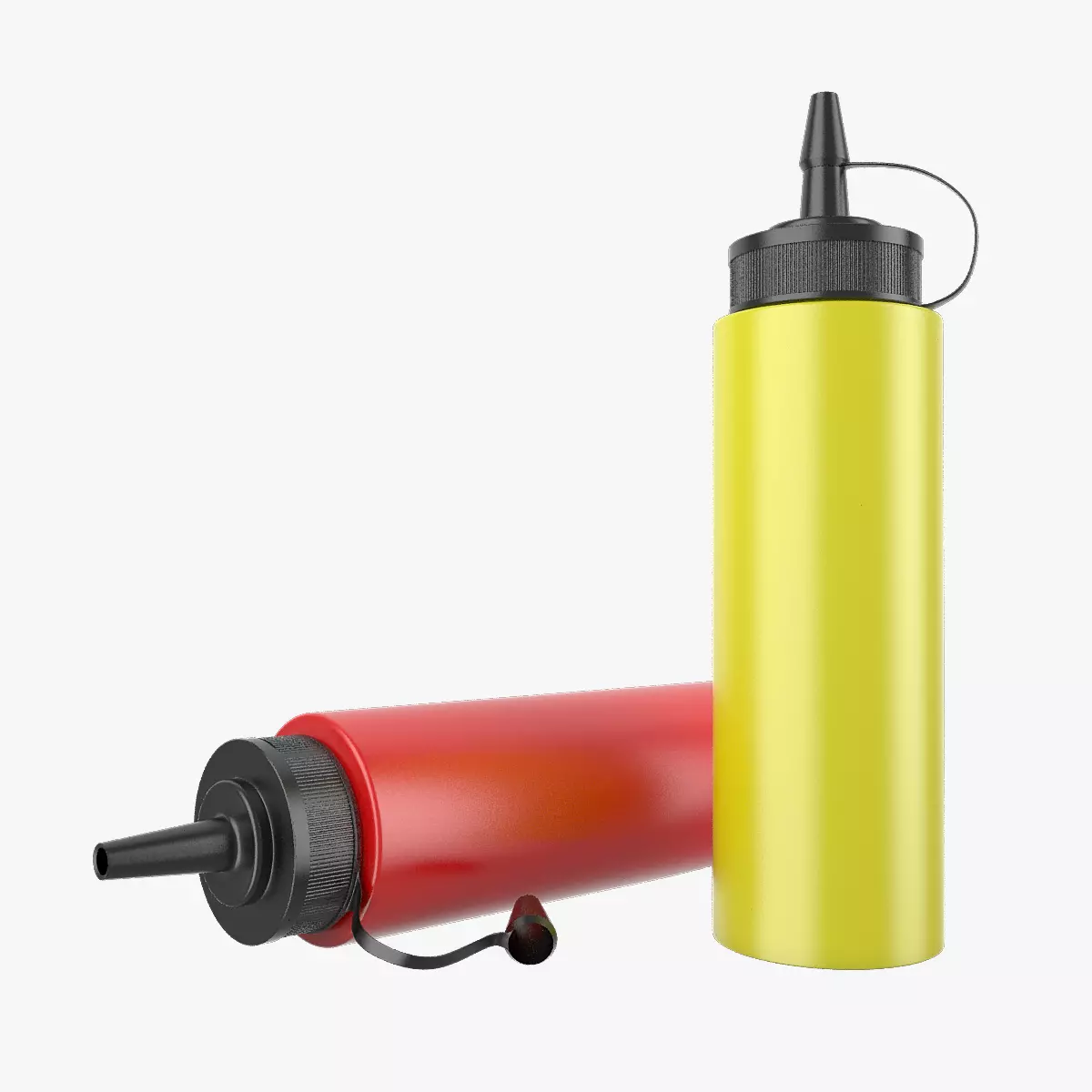 Matt Sauce Bottle 3D model_0