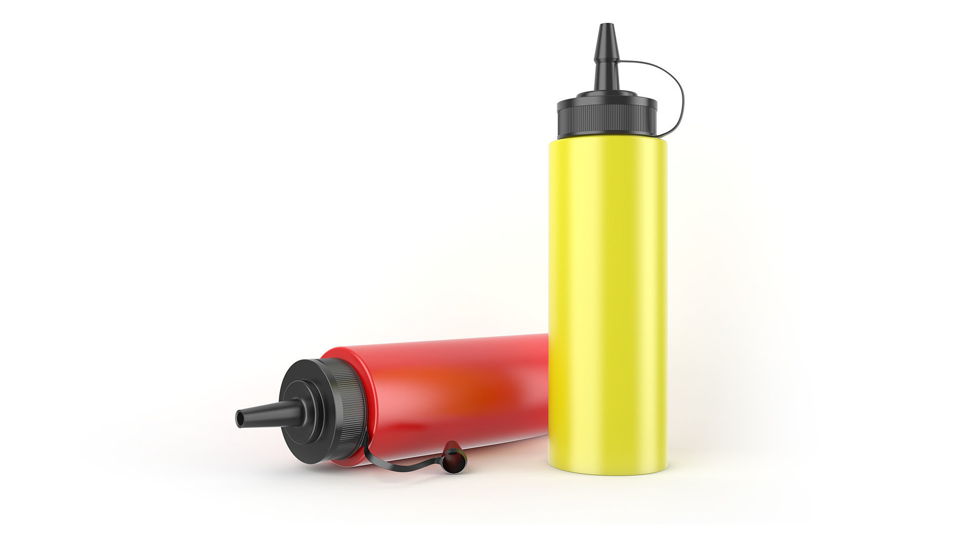 Matt Sauce Bottle 3D model_1