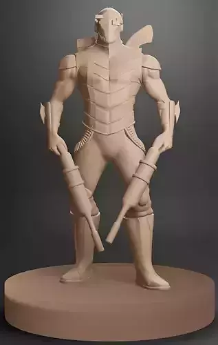 The General statue of man holding gun