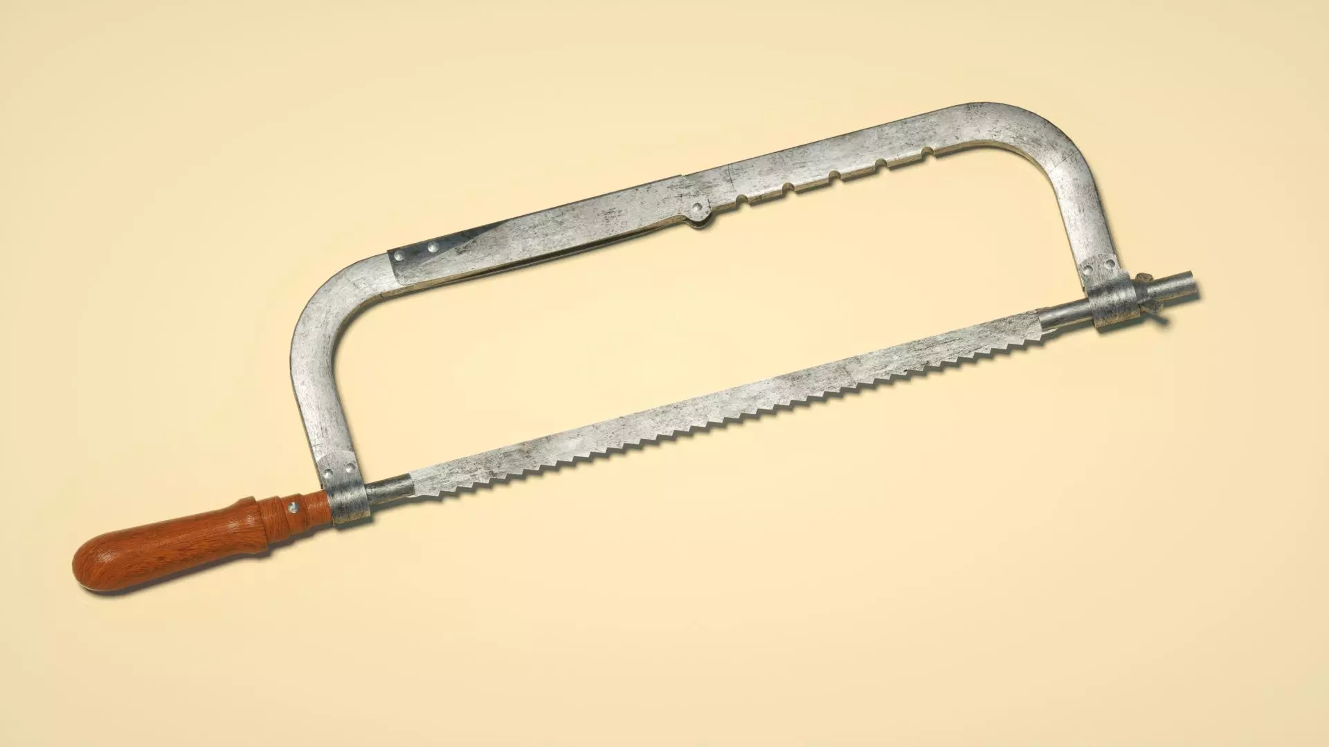 saw  hand saw hacksaw C4D model Low-poly 3D model_0