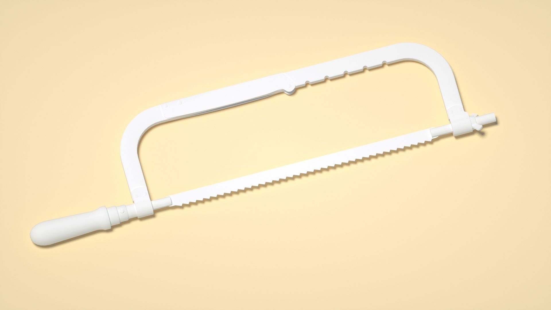 saw  hand saw hacksaw C4D model Low-poly 3D model_1