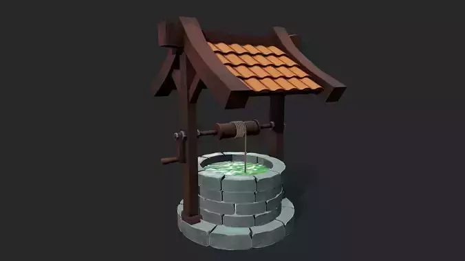 Stylized Well - Tutorial Included 