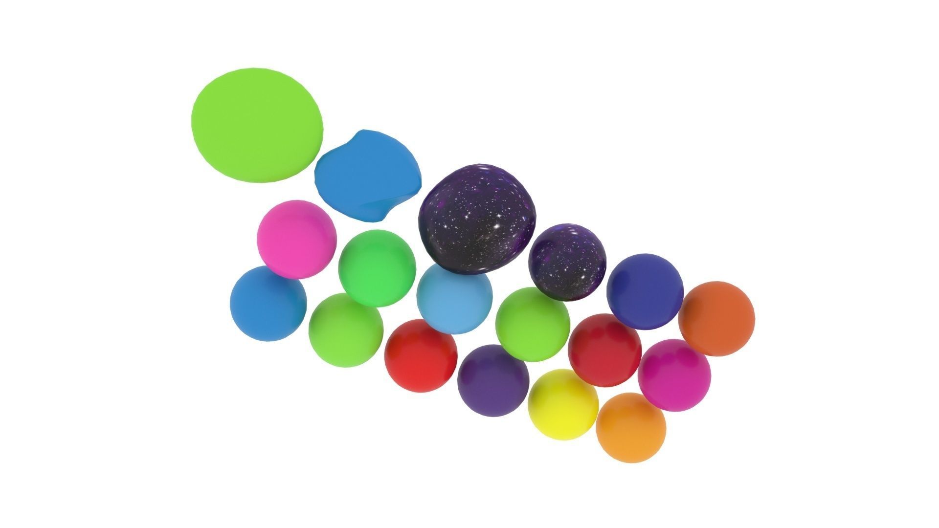 Squish Balls 3D model_4