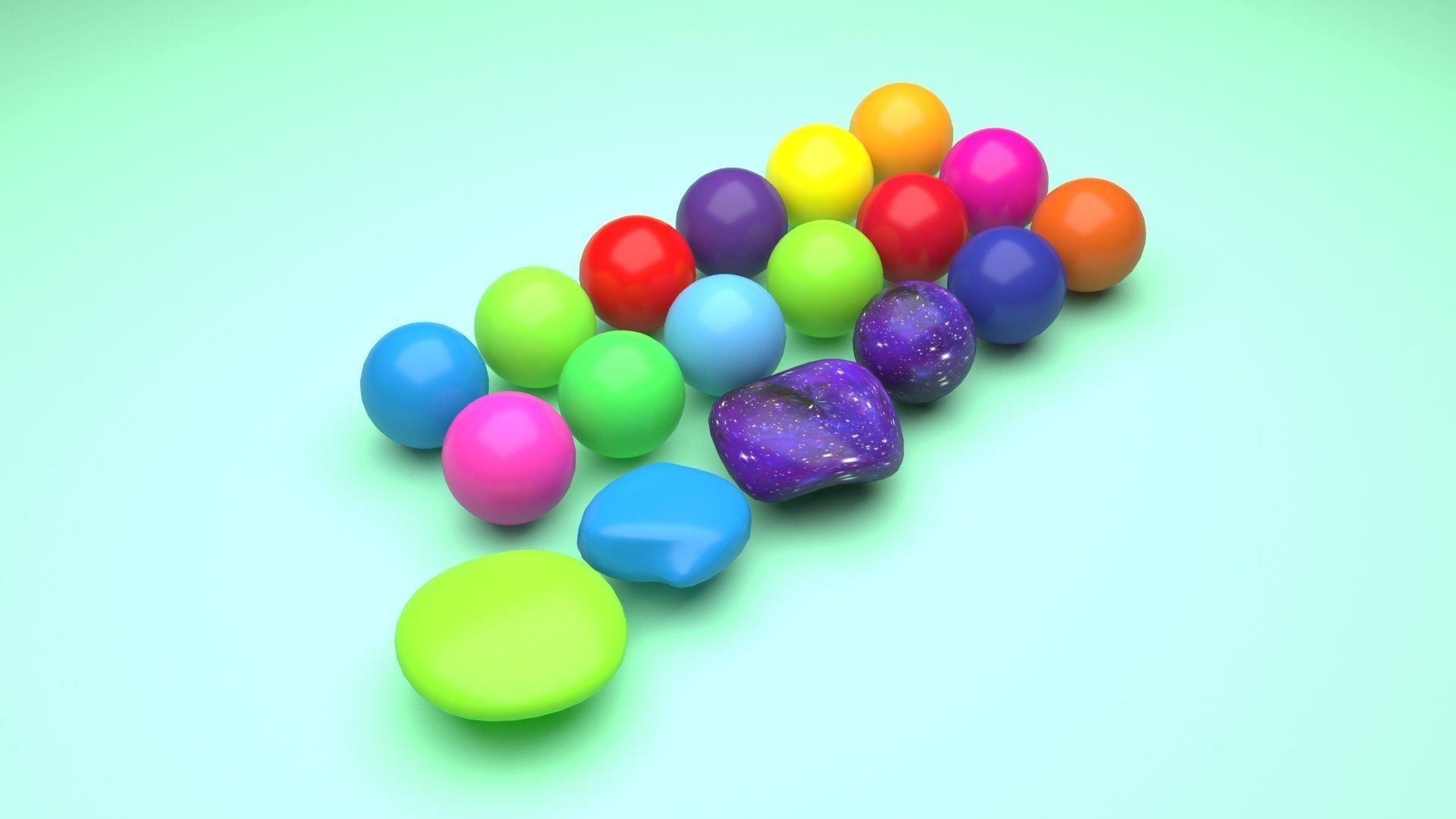 Squish Balls 3D model_14