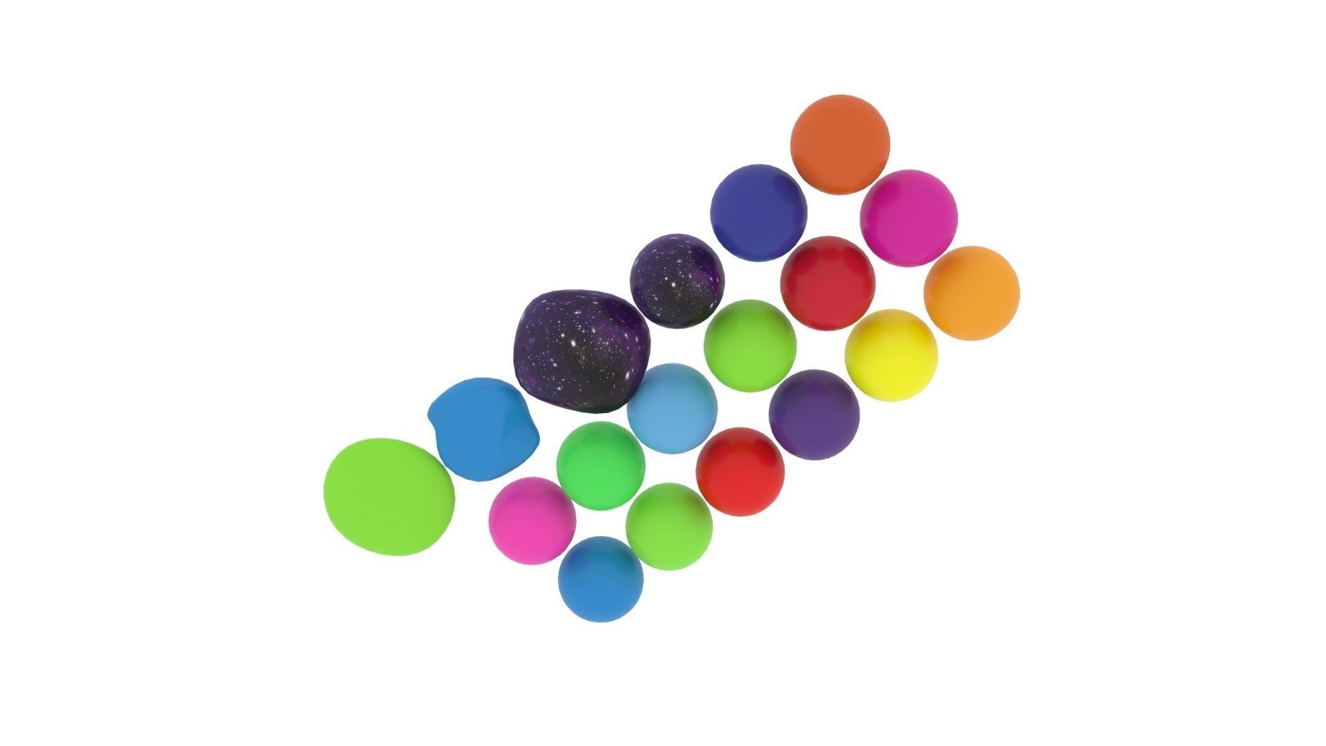 Squish Balls 3D model_5