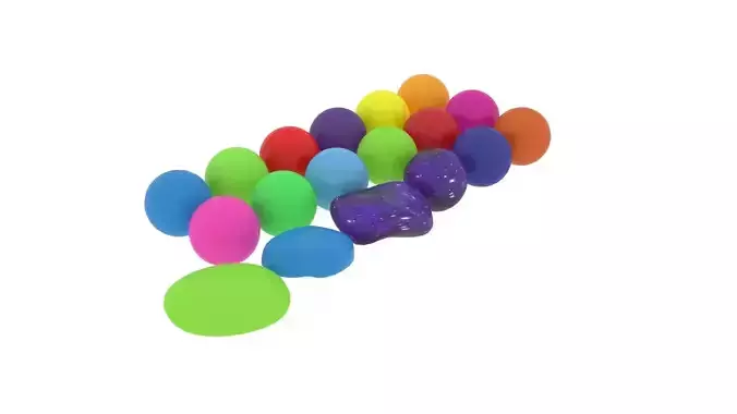 Squish Balls 3D model