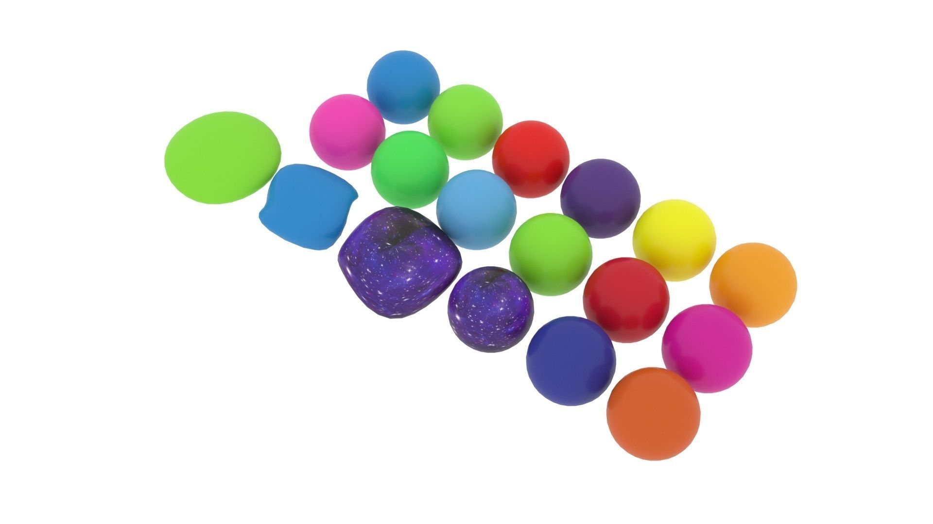 Squish Balls 3D model_1