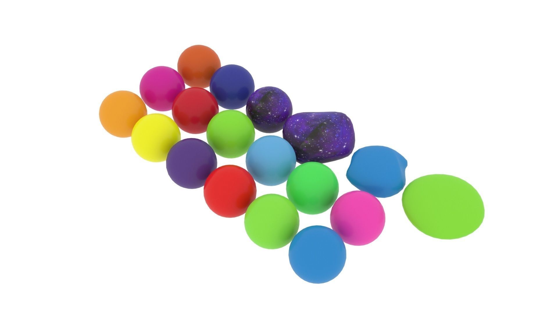 Squish Balls 3D model_3