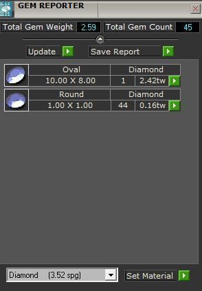 Big stone and 2-row diamond ring 2935 3D print model 3D print model_8