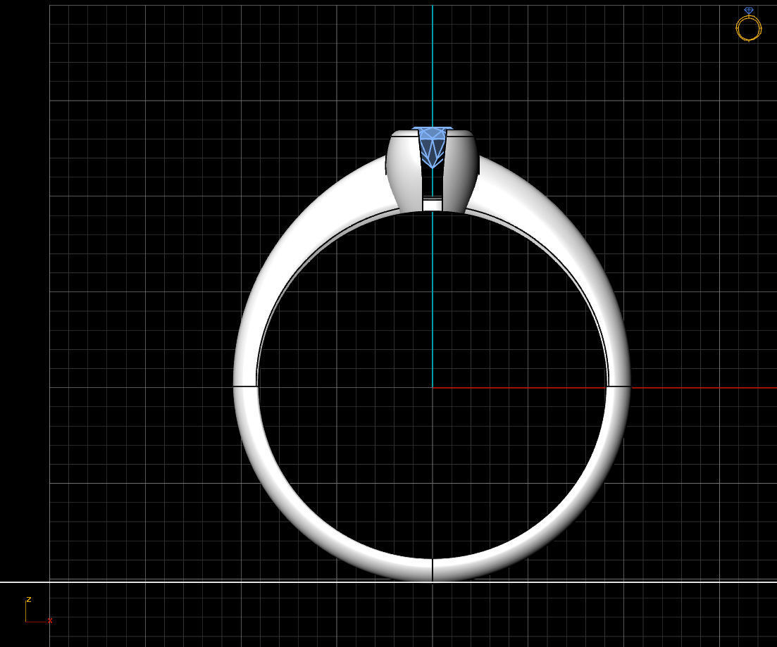 Women Ring - Womens Ring STL READY FILE With 3DM Files 3D model 3D print model_3