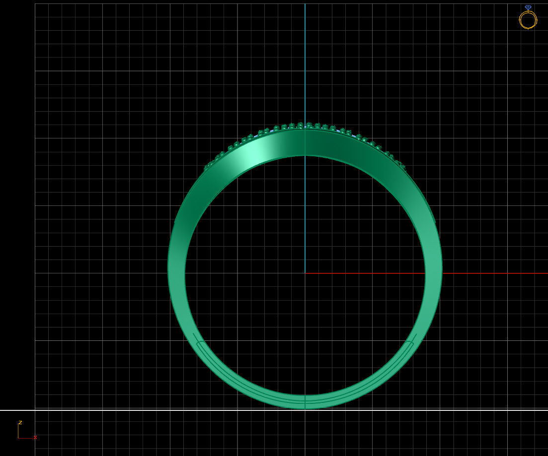  Women Ring - Womens Ring STL READY FILE With 3DM Files 3D model 3D print model_3