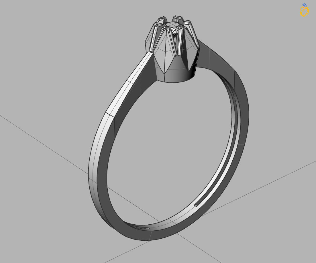  Women Ring - Womens Ring STL READY FILE With 3DM Files 3D model 3D print model_6