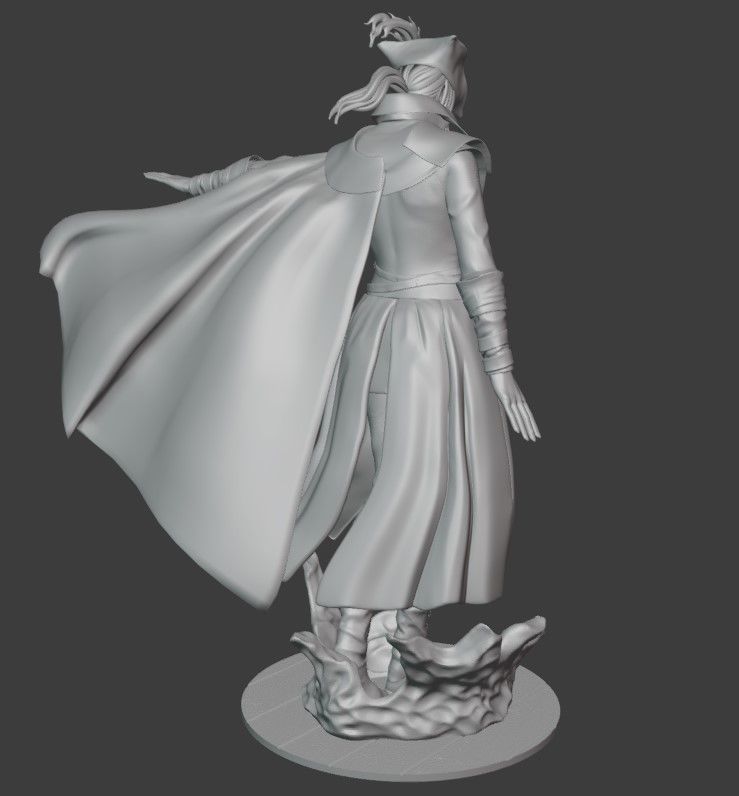 Lady Maria figure Bloodborne 3D print model_5
