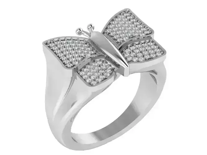 Butterfly ring 2945 3D print model