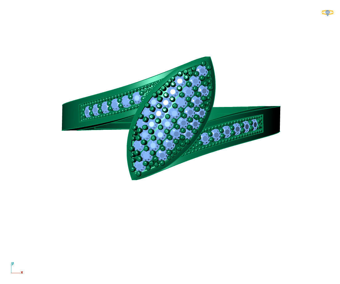  Women Ring - Womens Ring STL READY FILE With 3DM Files 3D model 3D print model_2