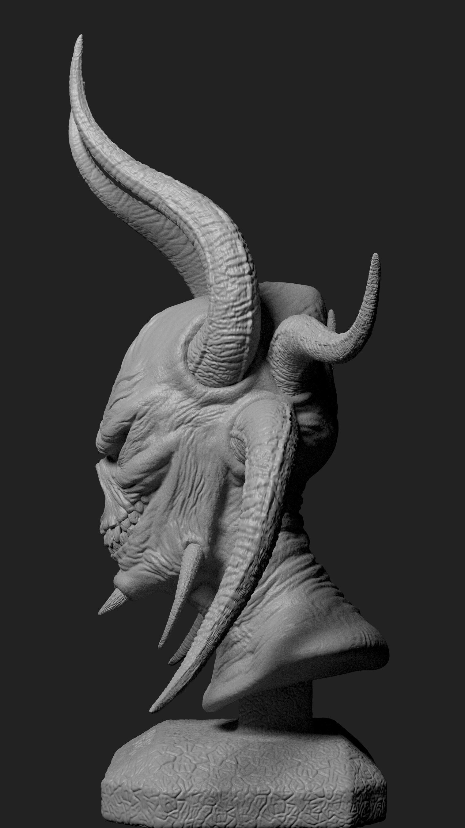 Devil Head 3D print model_5