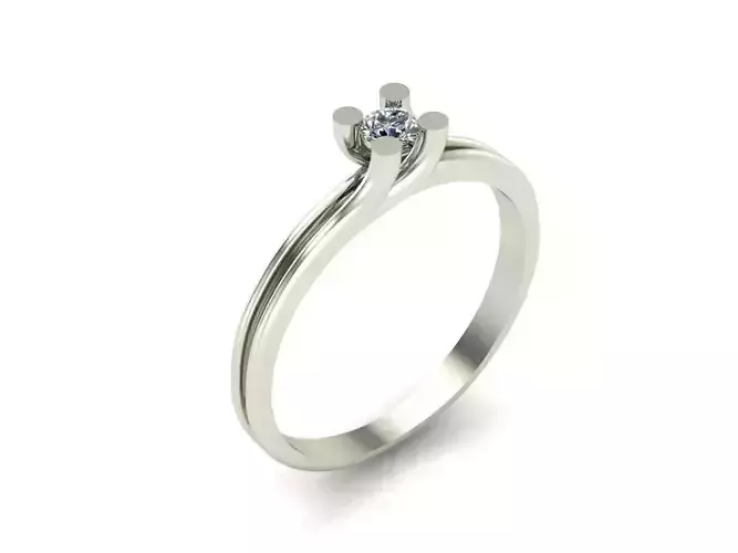  Women Ring - Womens Ring STL READY FILE With 3DM Files 3D model 3D print model